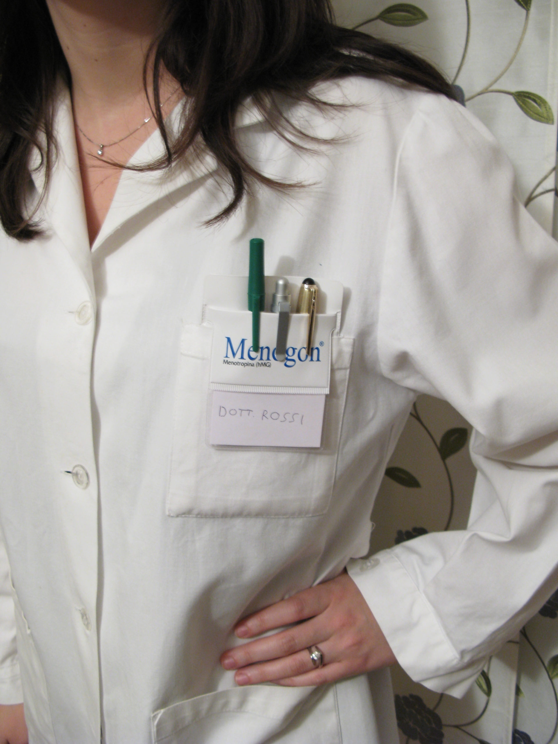 Pochette protège blouse rangement stylos Infirmière